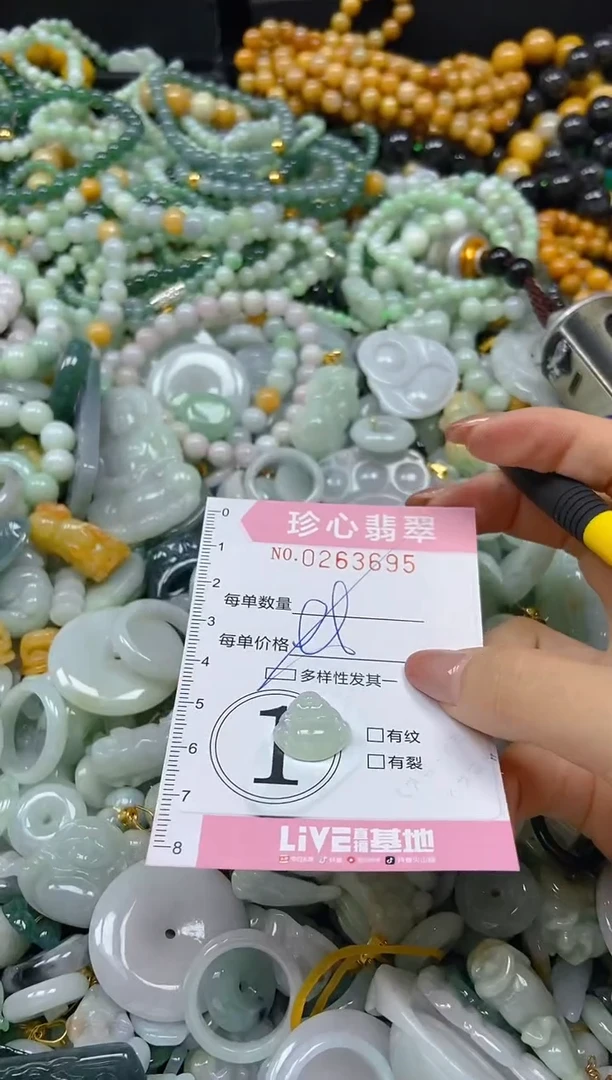 翡翠未镶嵌颈饰闪购0263695多样性发其一
