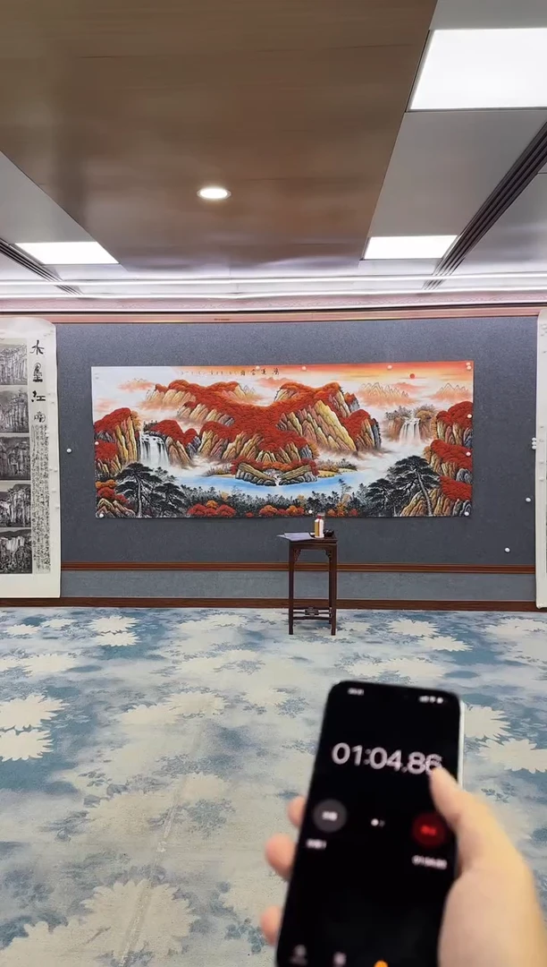 国画多***爷Z刘雪红-山水国画-大丈二