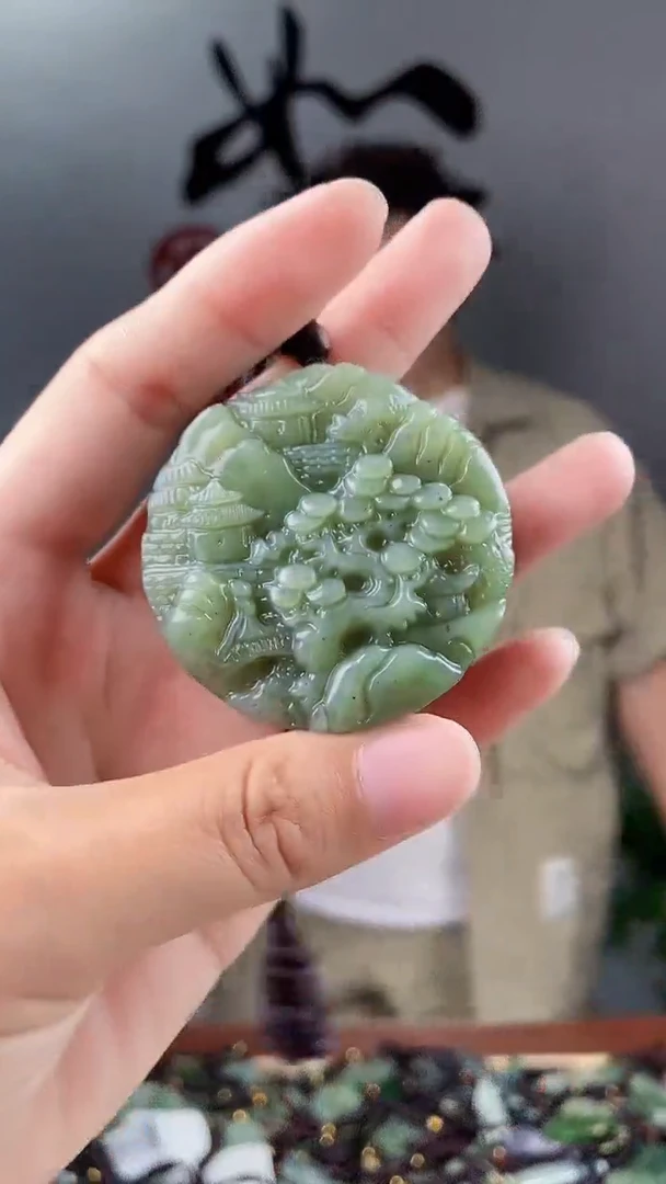 和田玉未镶嵌颈饰拍一发一，多样性发货