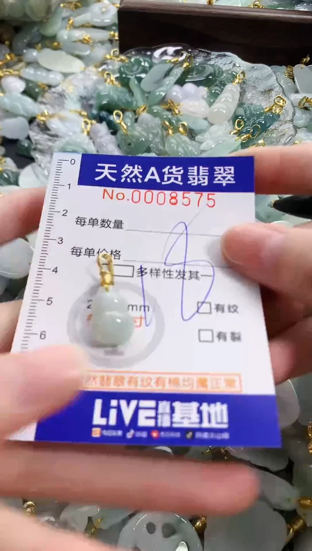 颈饰未镶嵌翡翠天然A货翡翠