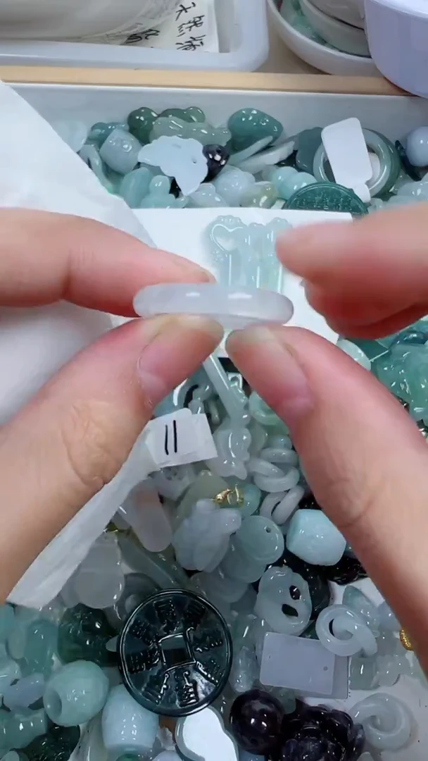 散珠翡翠114号链接，A货翡翠15