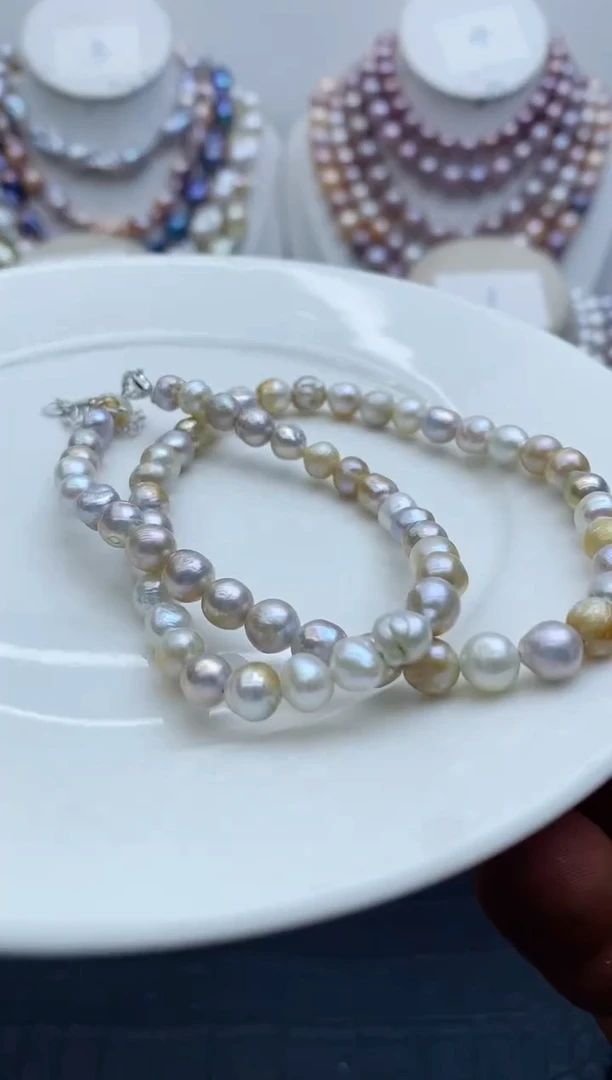 【闪购商品】淡水珍珠颈饰未镶嵌0038