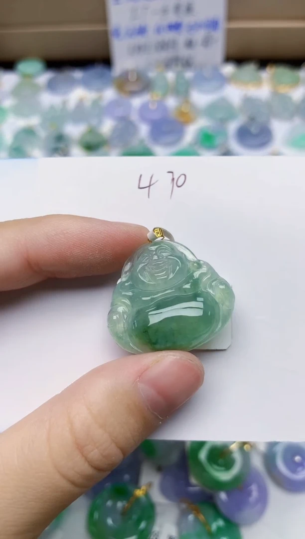 翡翠未镶嵌颈饰天然缅甸A货翡翠