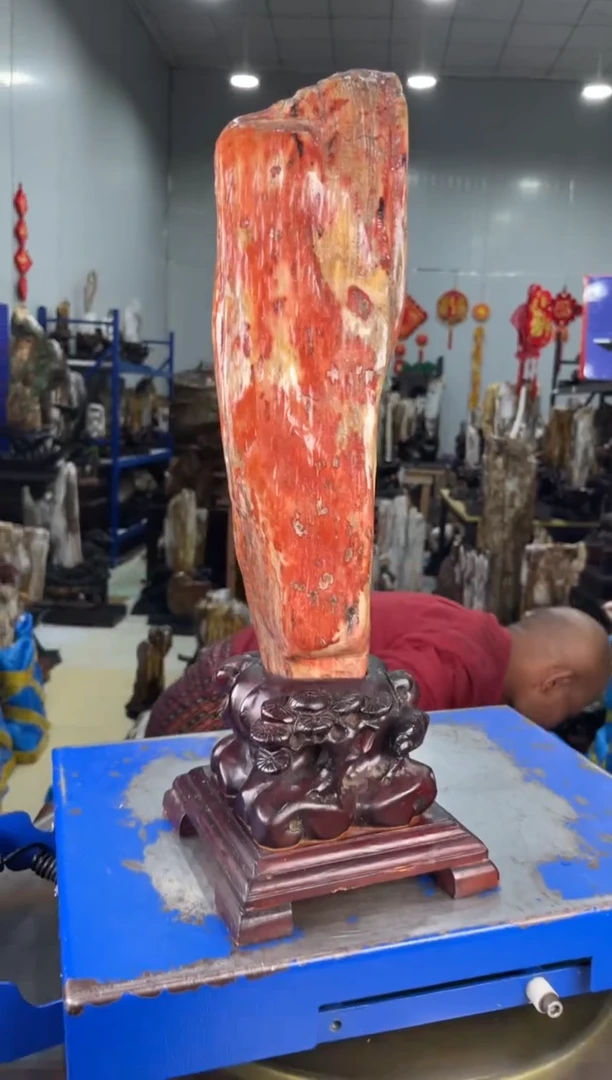 【闪购商品】硅化玉摆件未镶嵌28