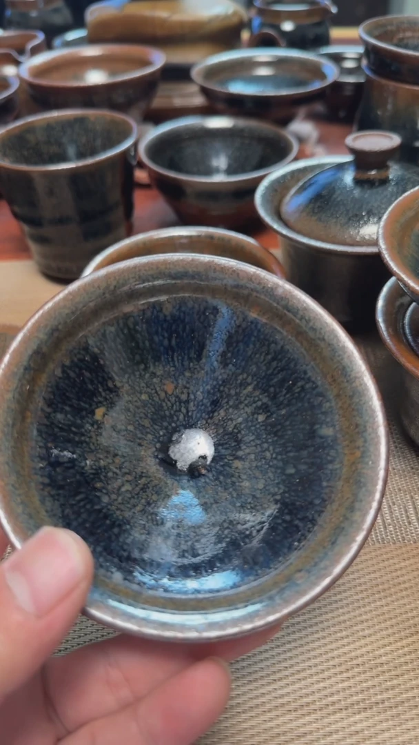 【闪购商品】茶盏通天龙窑柴烧建盏