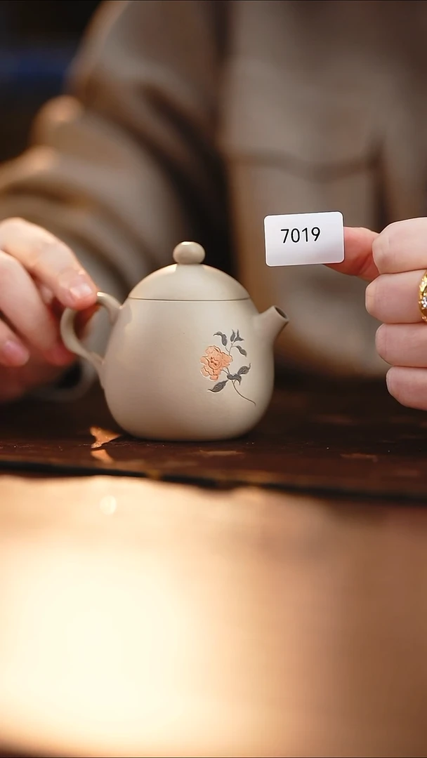 雲梦茶器紫陶茶壶7019