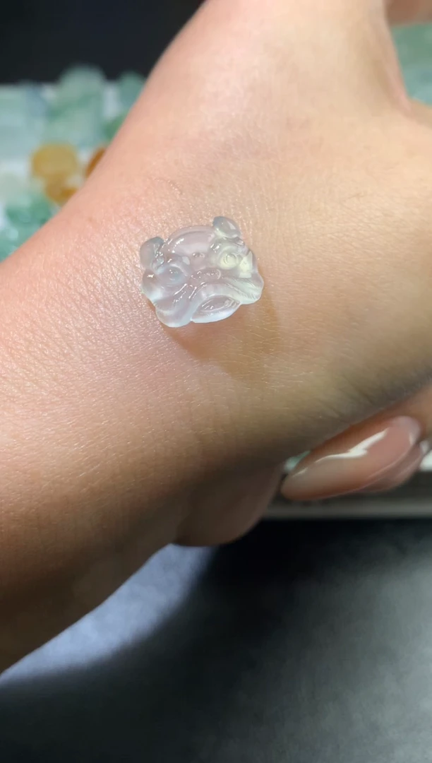 未镶嵌定制翡翠缘**你毛货 12.3*13*3