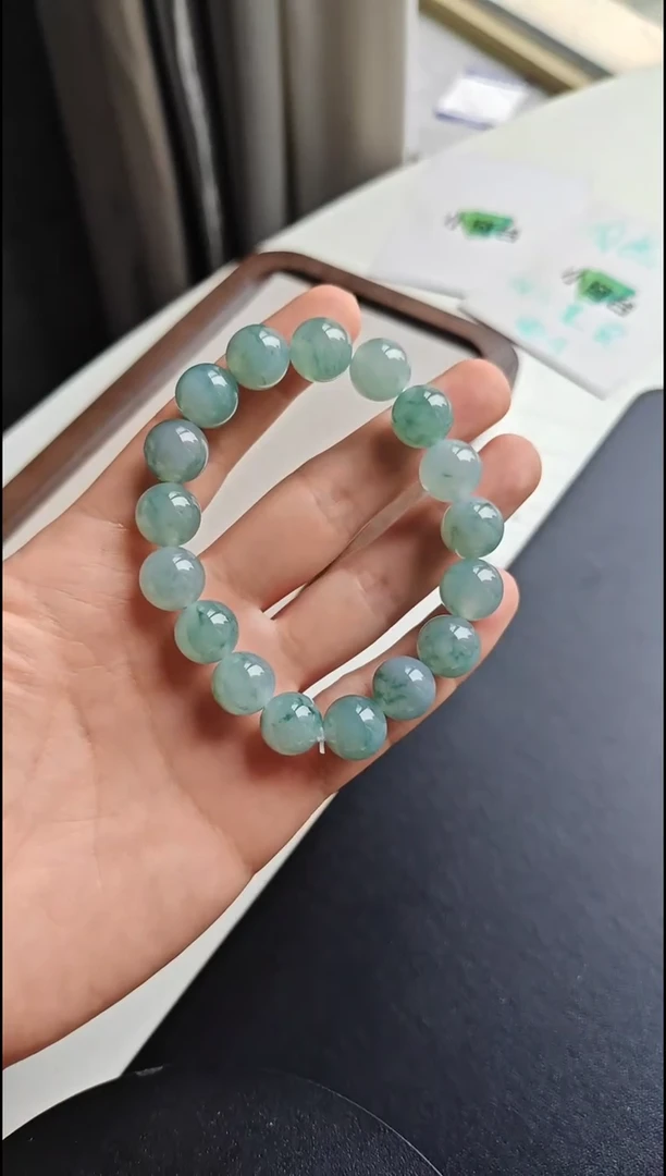 未镶嵌手串翡翠翡翠手串未镶嵌卡12.3mm