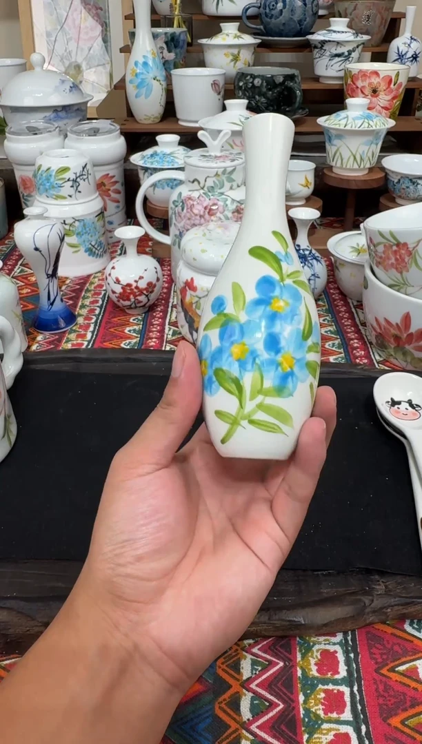 杯子陶瓷景德镇高温釉下陶瓷