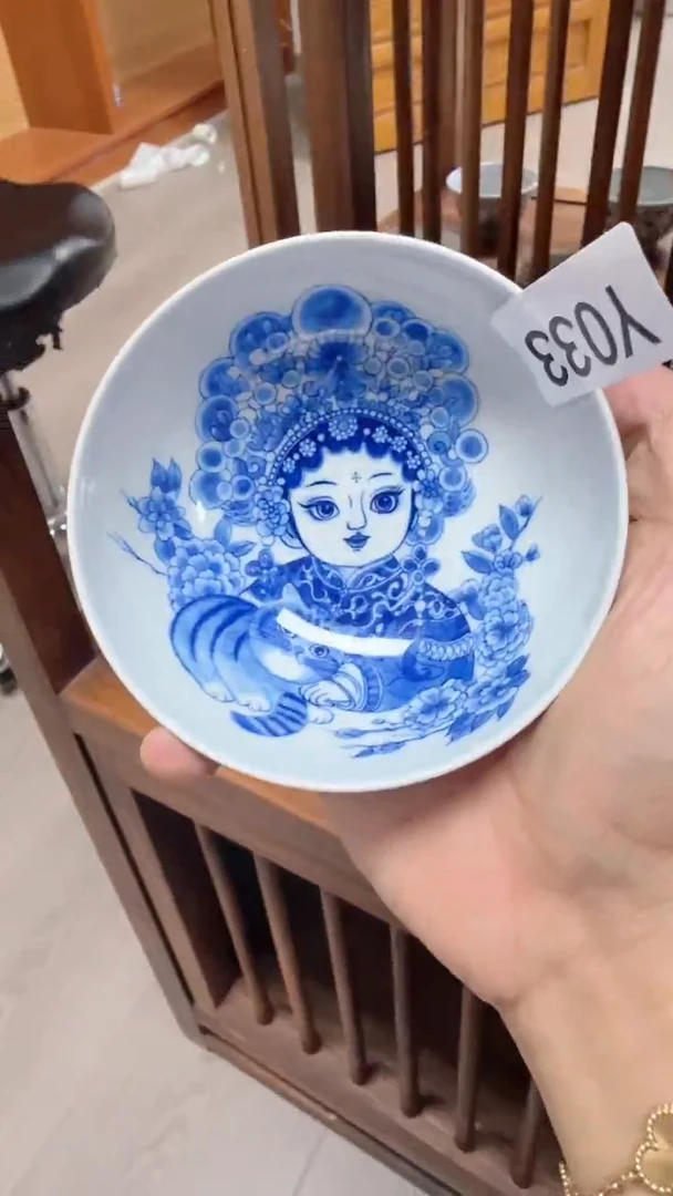 瓷片Y033家庭瓷器日用摆件
