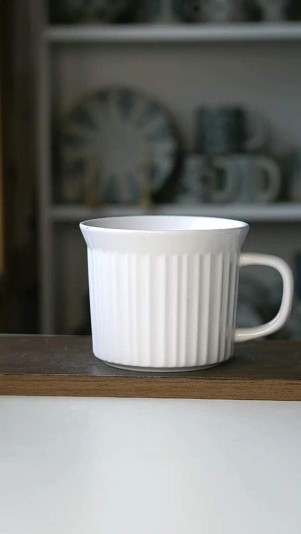 【闪购商品】陶瓷出康宁大容量早餐杯@4-2@