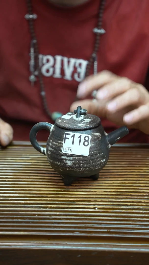 万古烧粗陶手工茶具