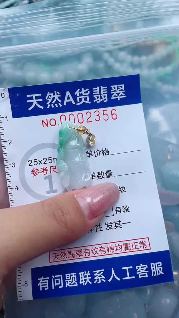 翡翠未镶嵌颈饰