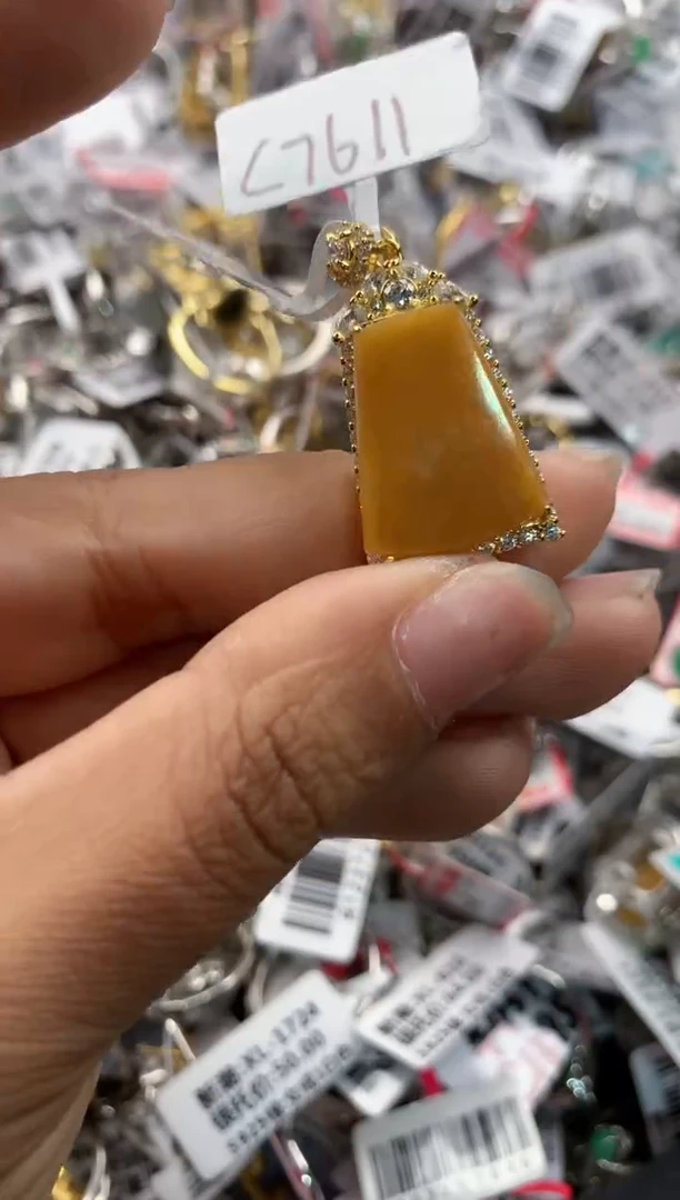 银S925镶嵌戒指翡翠10     2