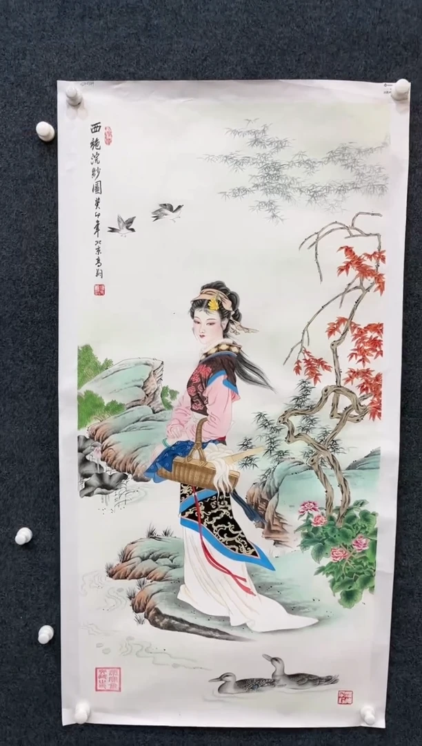 【闪购商品】国画2.4-艺术-冯高翔-卢浮宫原作-14