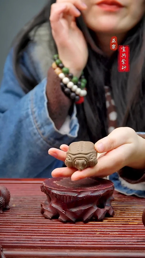 紫砂茶宠宜兴子紫砂摆件