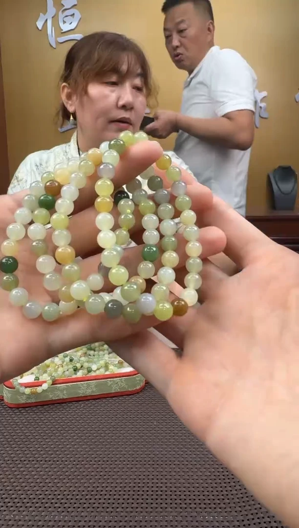 和田玉未镶嵌颈饰手串多样性，发一6-7