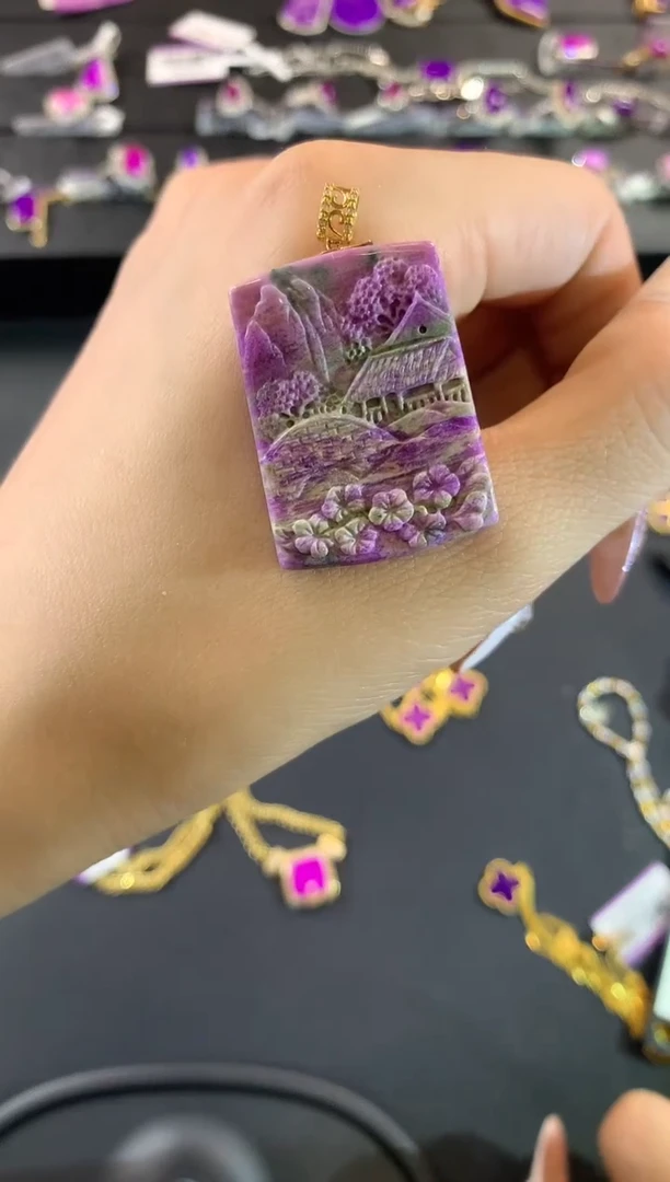 【闪购商品】苏纪石（舒俱来）.18K金镶嵌舒俱来吊坠