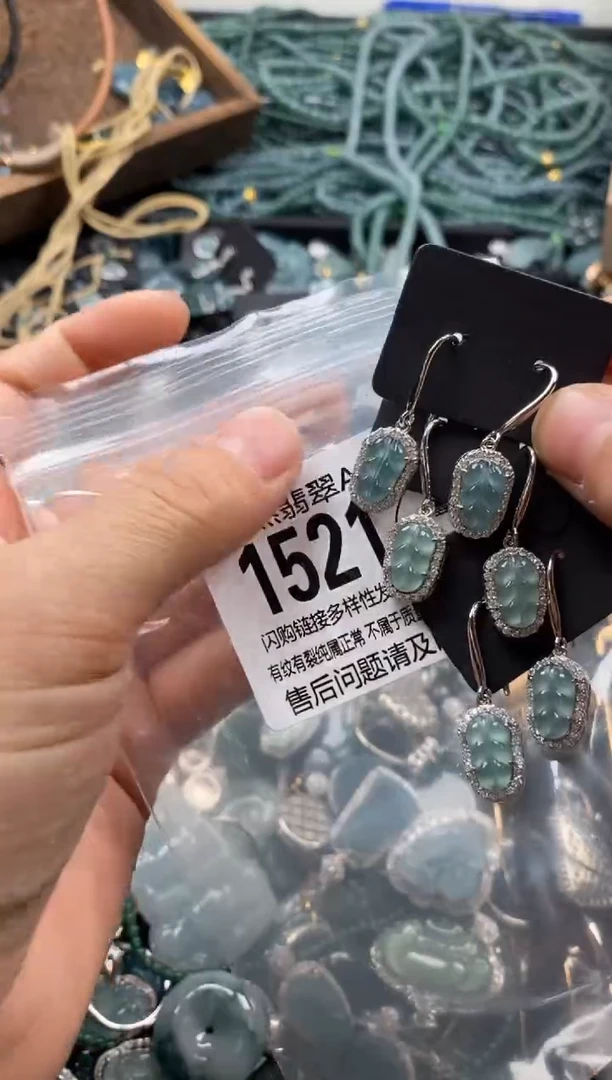 【闪购商品】翡翠颈饰未镶嵌多样性发其一1521