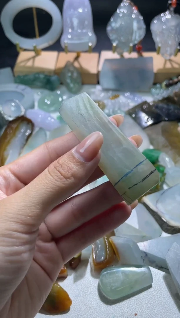 未镶嵌挂件翡翠定制料子（包工）