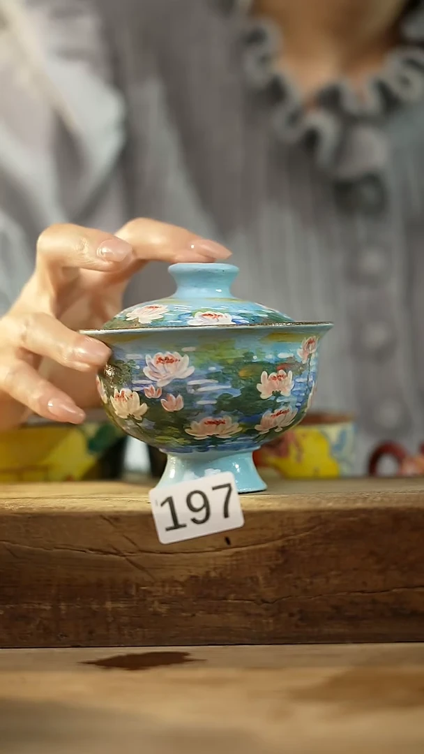 【闪购商品】瓷片油画风·彩绘·设计师石一款