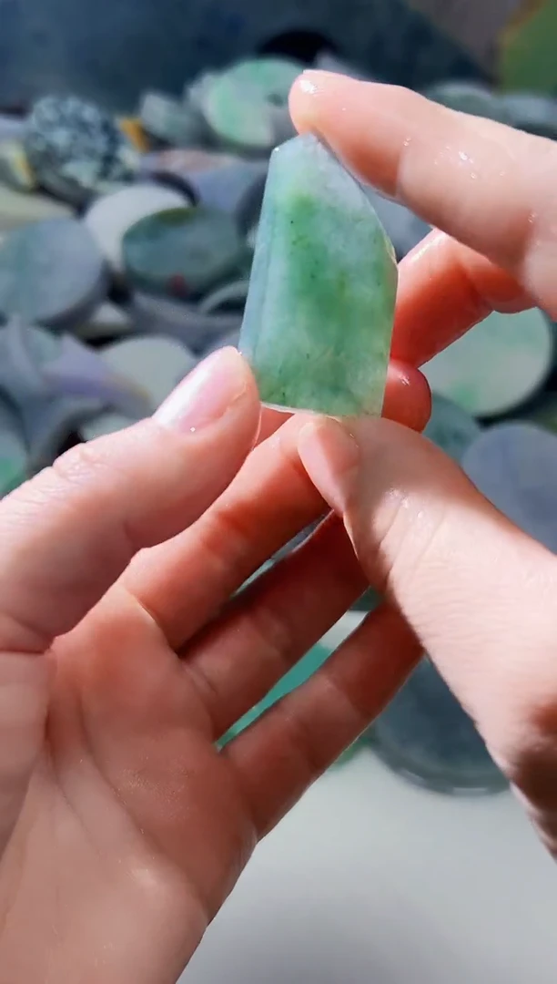 裸石翡翠天然翡翠A货玉 南 607