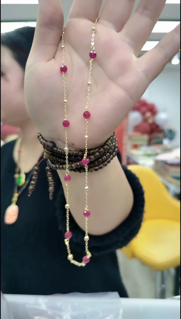 【闪购商品】红宝石颈饰合金16103 红宝满天星