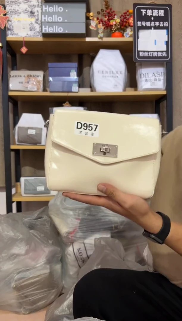 小牛剖层皮革老张家女包957