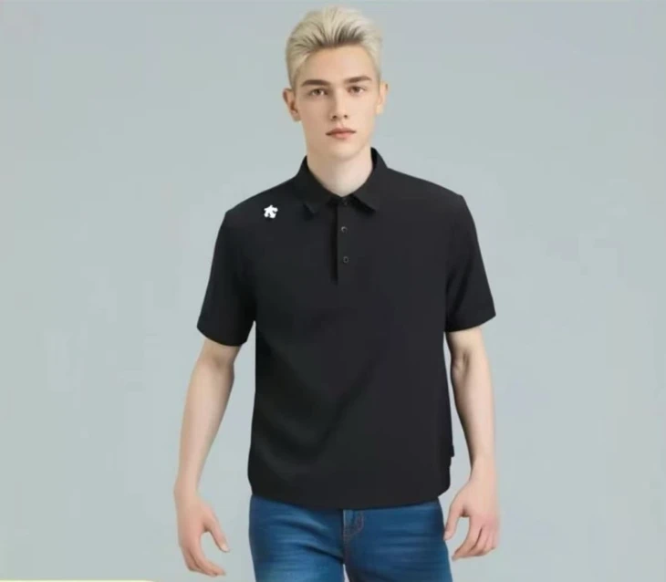 轻奢男士翻领polo衫全无痕舒适百搭短袖T恤