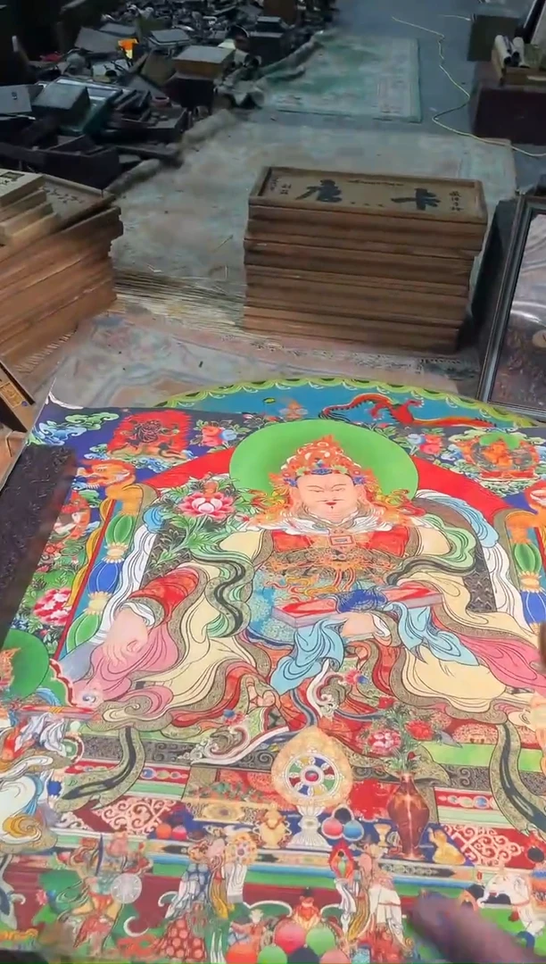 卷轴画卷轴画旭旭的唐卡