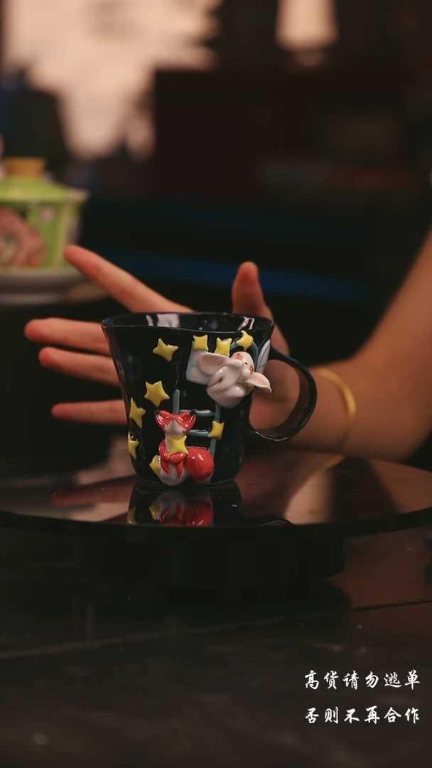 陶瓷景德镇可爱设计师款陶瓷