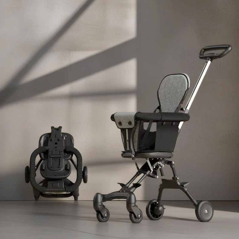 溜娃神器儿童手推车轻便可折叠宝宝双向可坐外出免安装儿童遛娃车