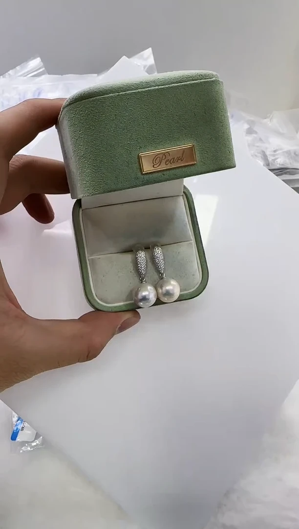 【闪购商品】淡水珍珠DA银S925镶嵌b528 耳环11