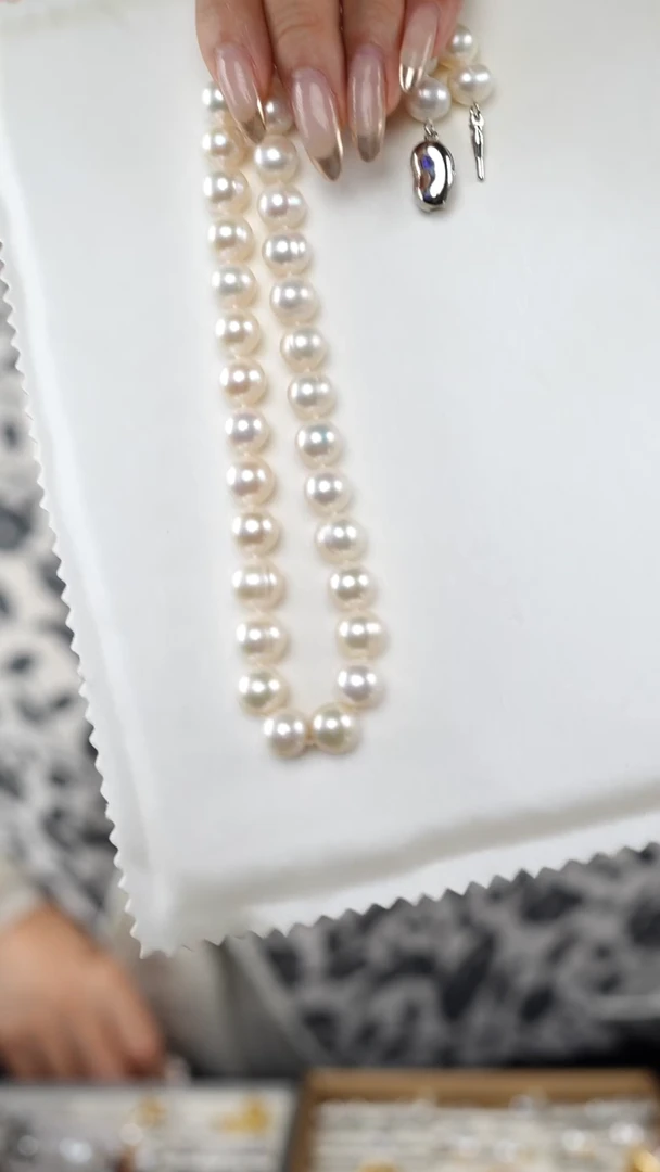 【闪购商品】淡水珍珠颈饰银S925镶嵌1