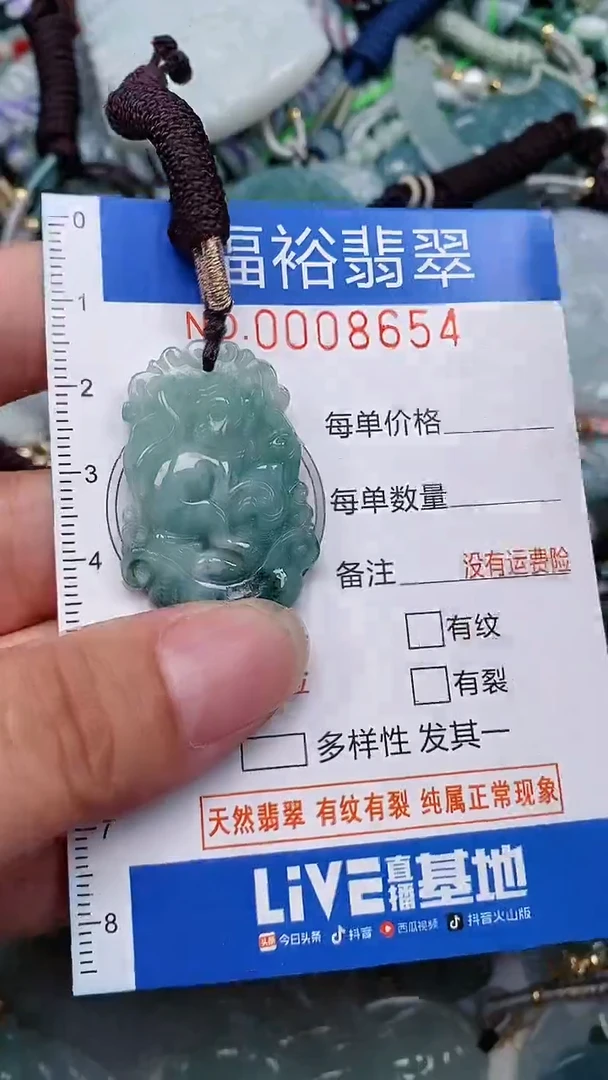 翡翠未镶嵌颈饰...0008654