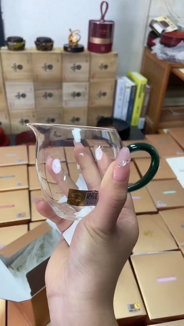 禾器/晶彩悠然茶海/墨绿