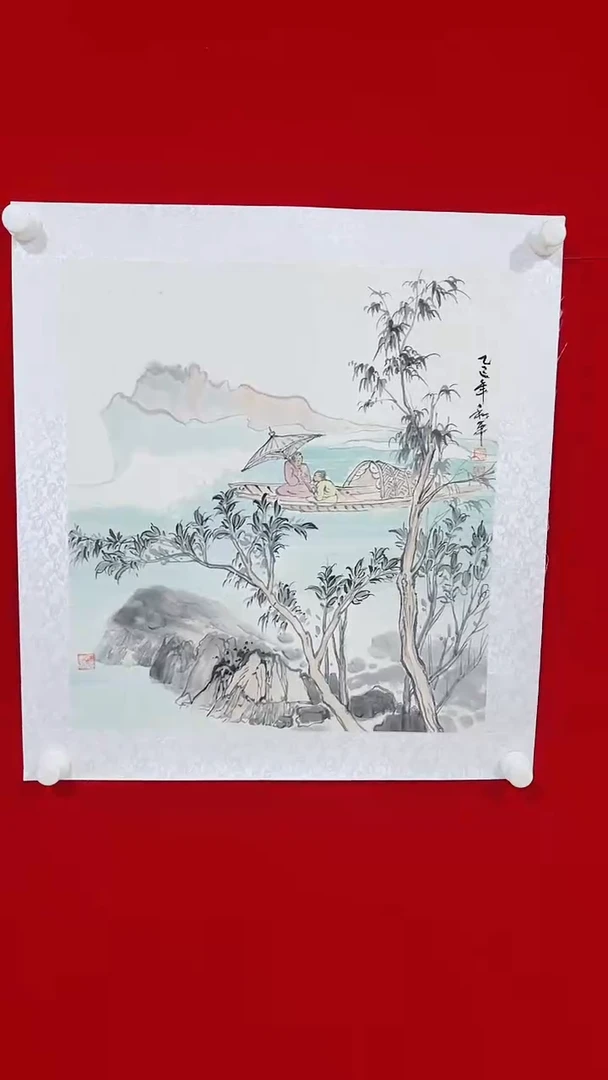 国画Y-李主任宠粉杨和平山水精品2平尺