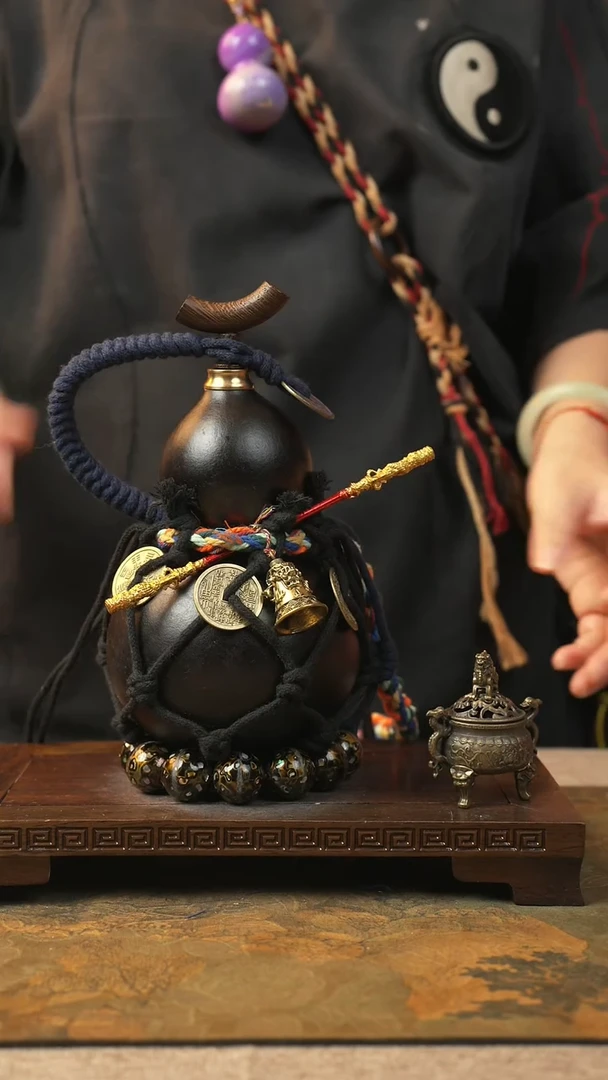 561大漆一物一拍记葫堂出品【不带葫芦底下的手串】