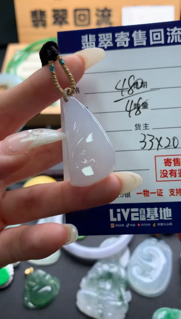翡翠未镶嵌颈饰10139537