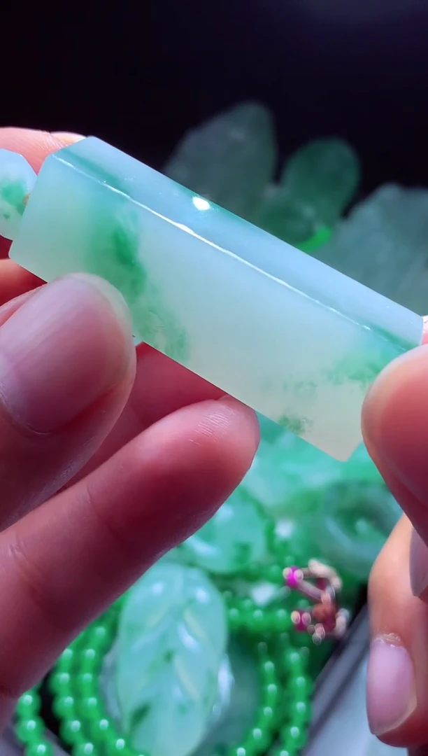 未镶嵌定制翡翠振*#翡翠毛货定制