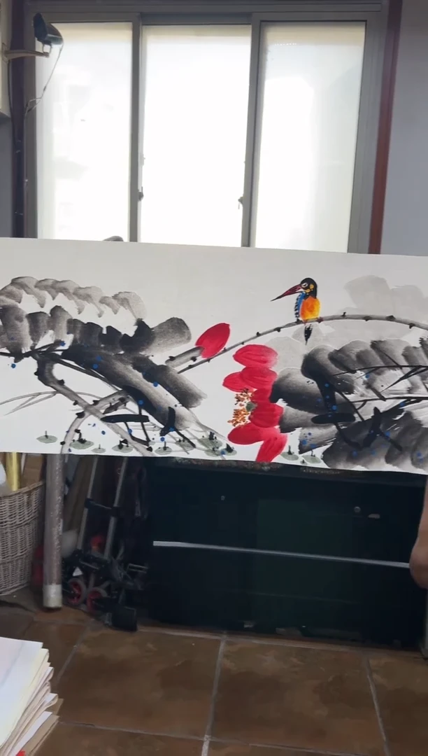 国画周卡老师国画01书画作品欣赏