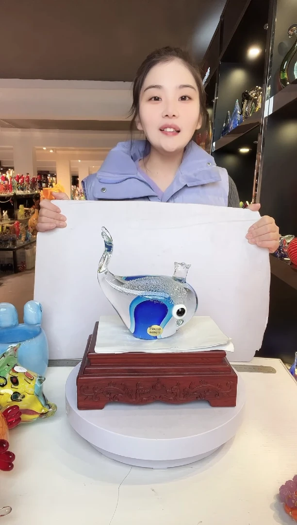 【闪购商品】茶盏琉璃摆件家居摆件