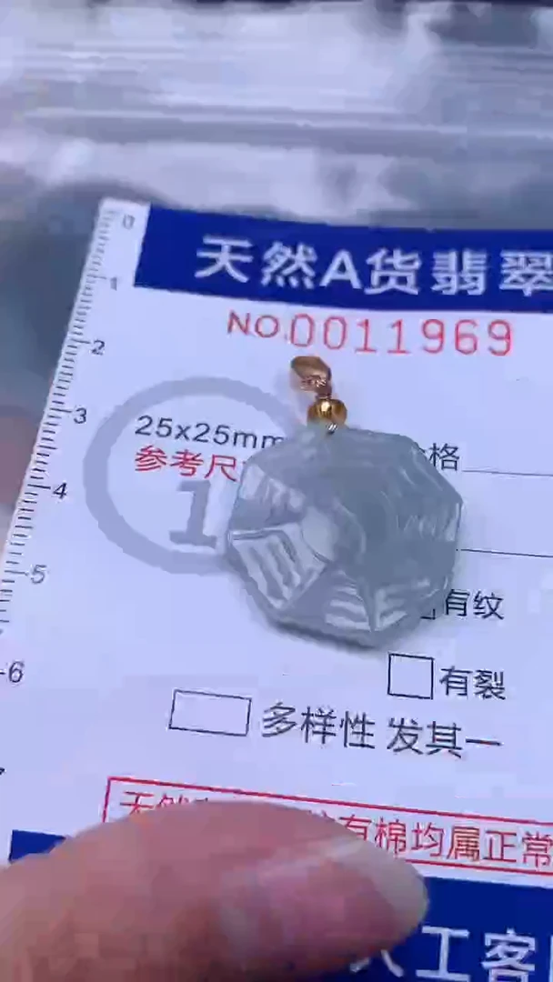 翡翠未镶嵌吊坠(不含链)1