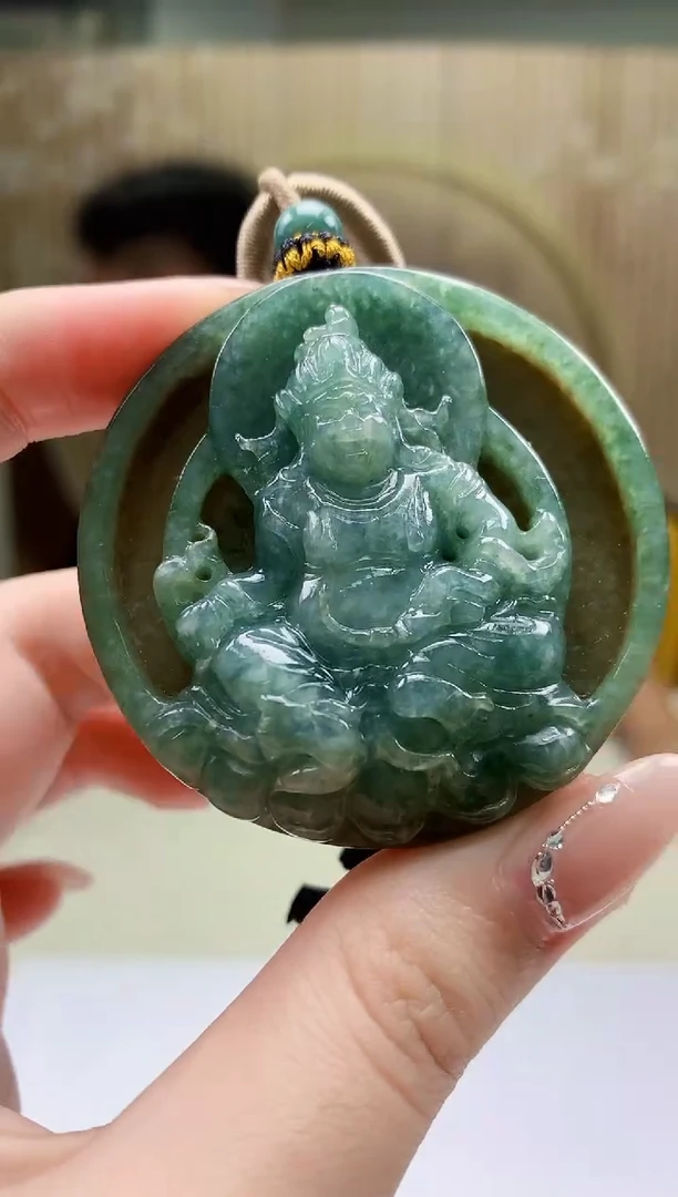 定制翡翠未镶嵌4917jw-毛货挂件39