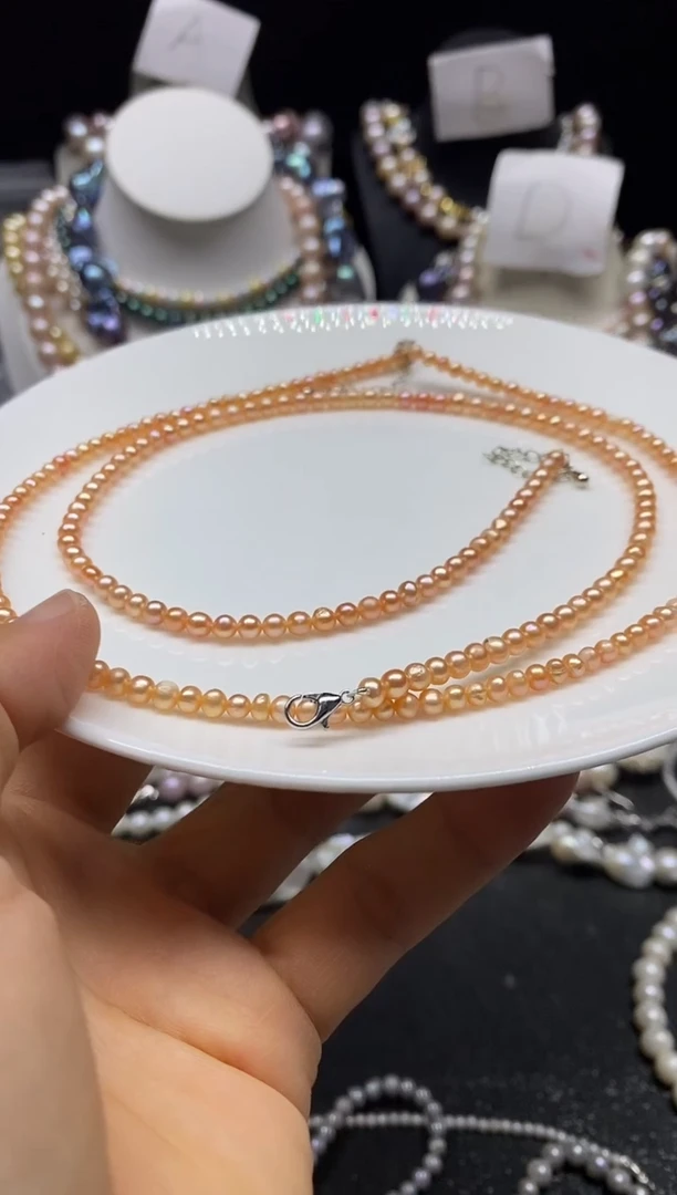 淡水珍珠未镶嵌颈饰多人