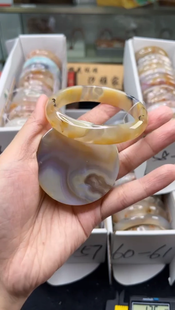 未镶嵌手镯石英质玉59圈口（赠品镯心）1551571