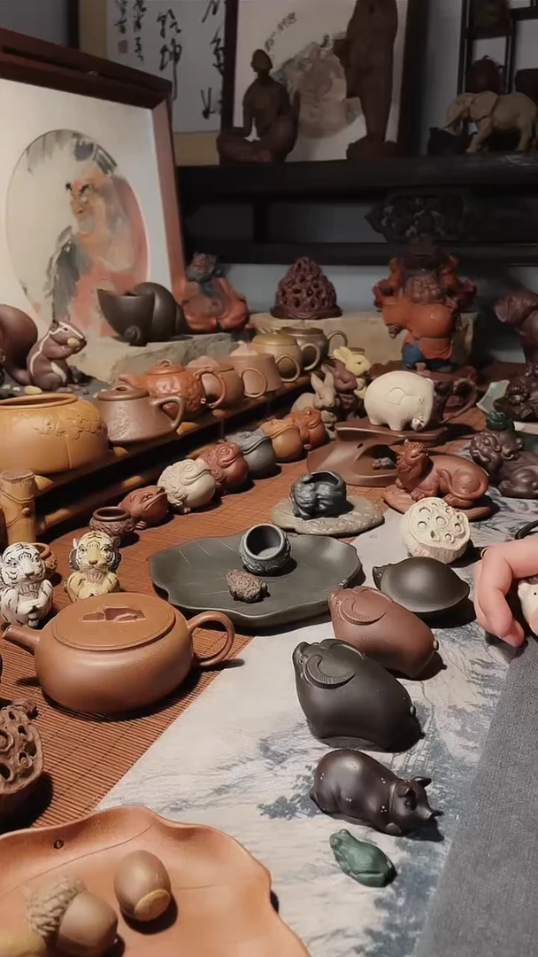 【闪购商品】紫砂茶宠紫砂茶宠把件摆件万