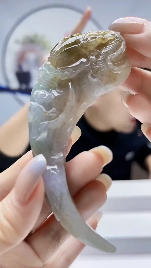 未镶嵌定制翡翠毛货挂件43