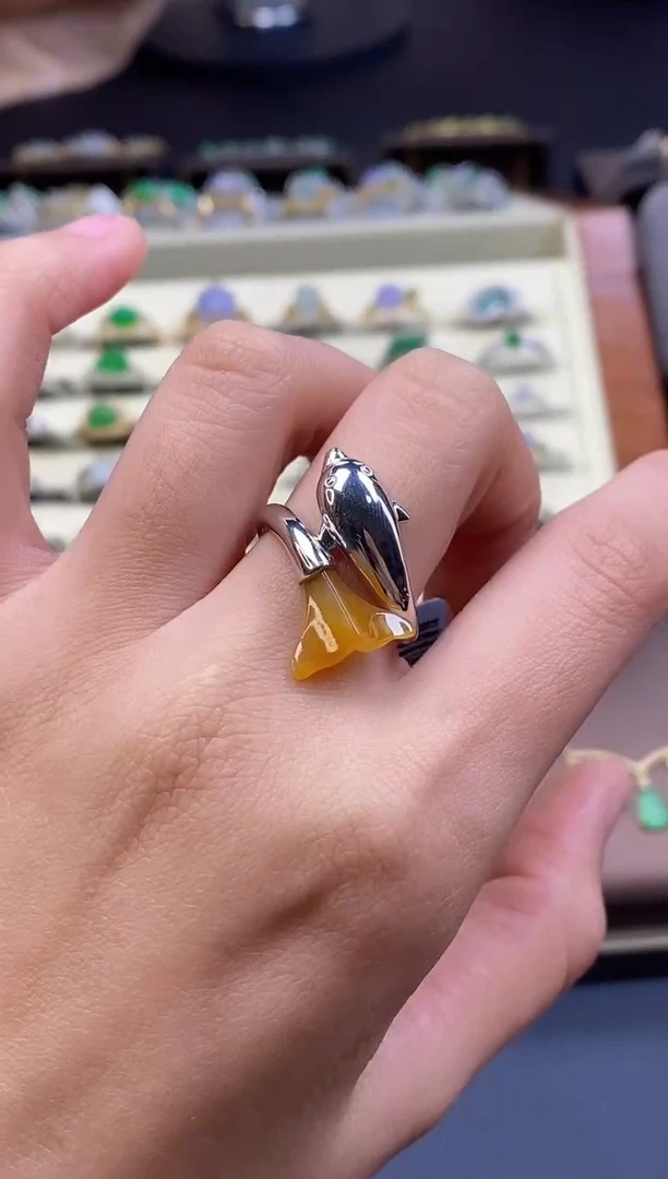 颈饰银S925镶嵌翡翠9679