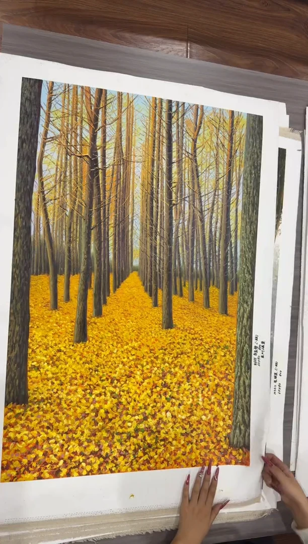 油画【46号】朝鲜原创纯手绘孤品油画